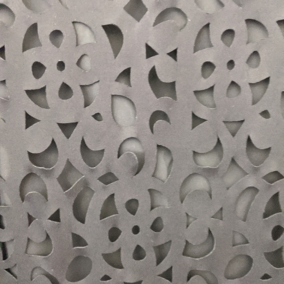 Little Black Dress w/ cutout overlay - Picture 4 of 5